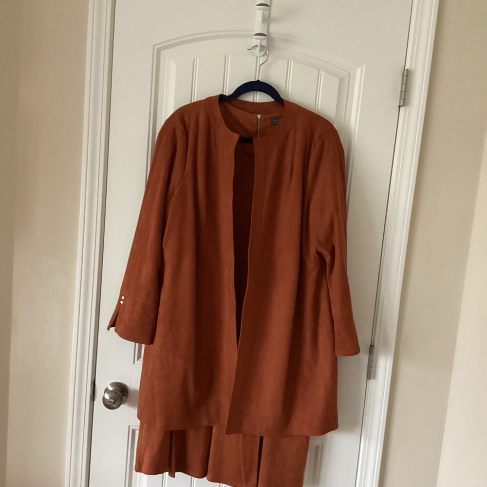 The Limited Faux Suede Jacket and Dress